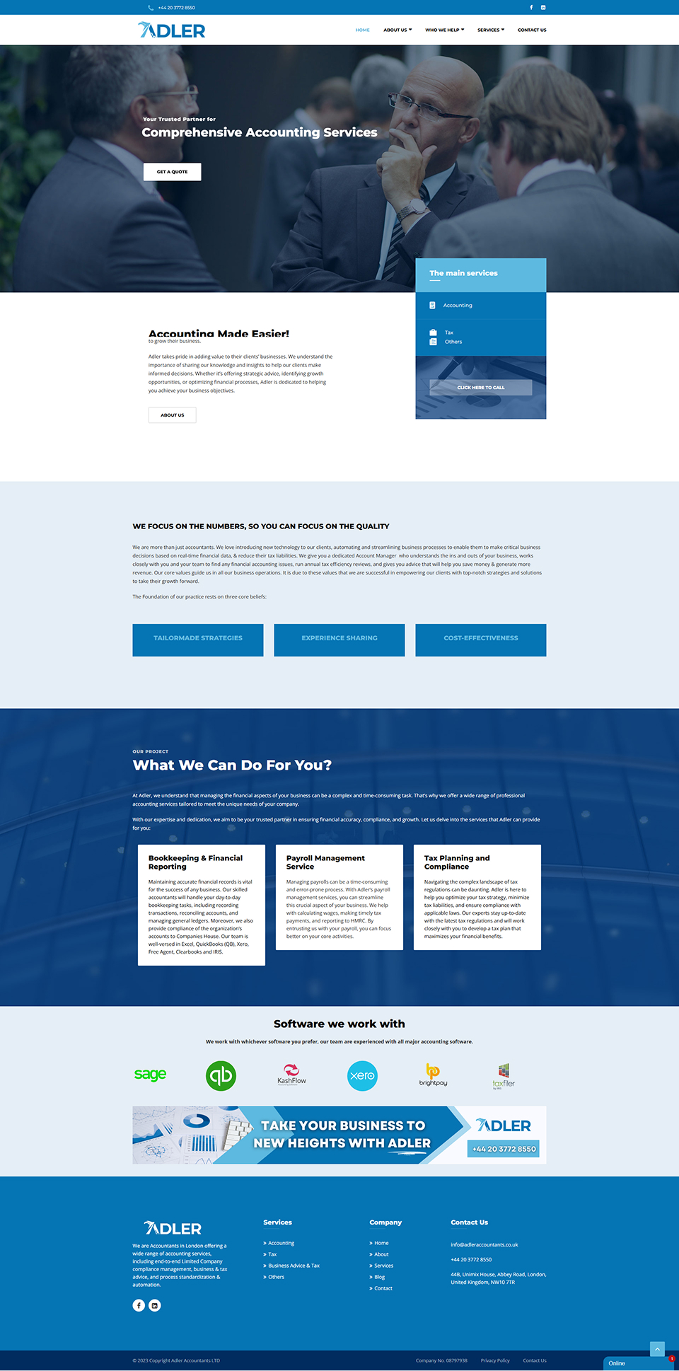 Adler Accountants screenshot 1