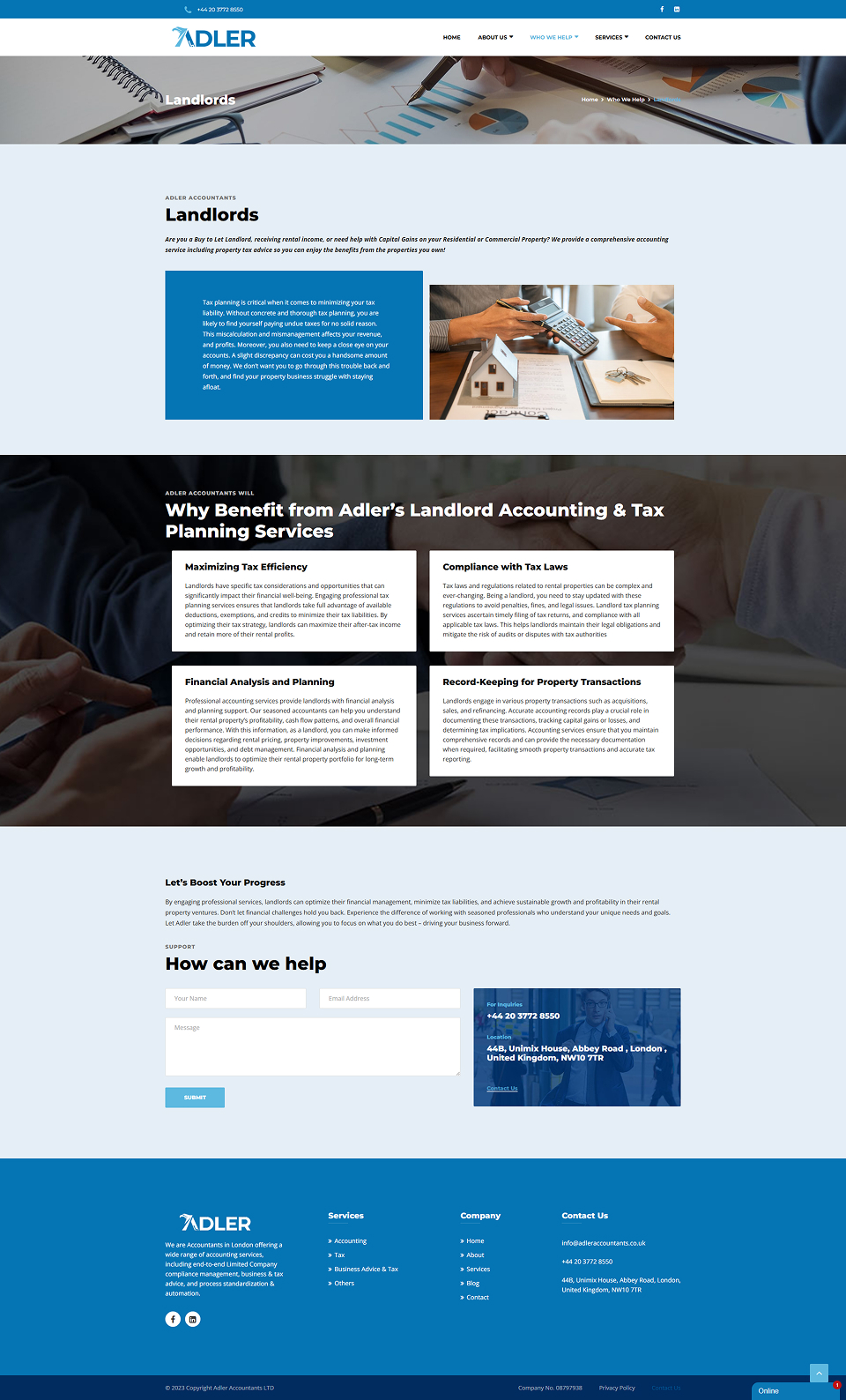 Adler Accountants screenshot 2