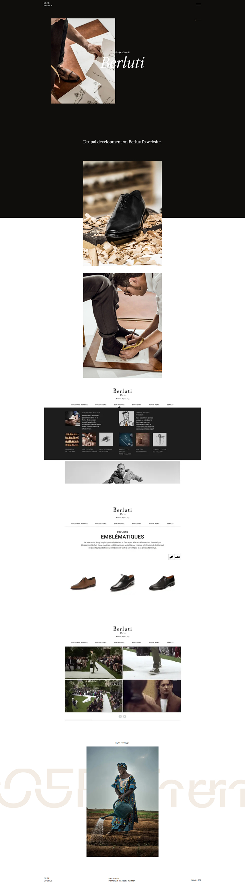 BE // E EPOQUE Creative Agency screenshot 3
