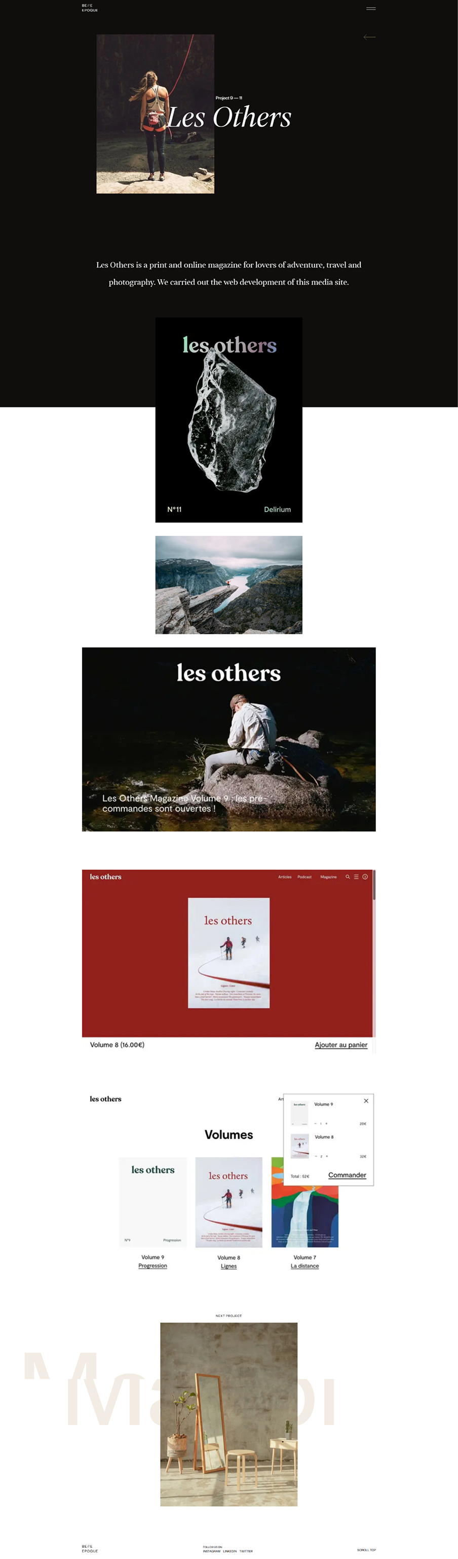 BE // E EPOQUE Creative Agency screenshot 2