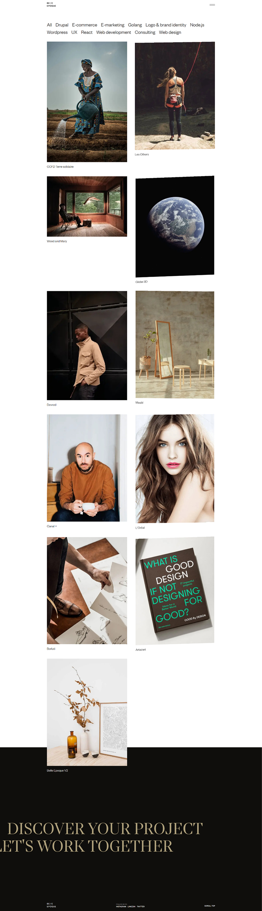 BE // E EPOQUE Creative Agency screenshot 1
