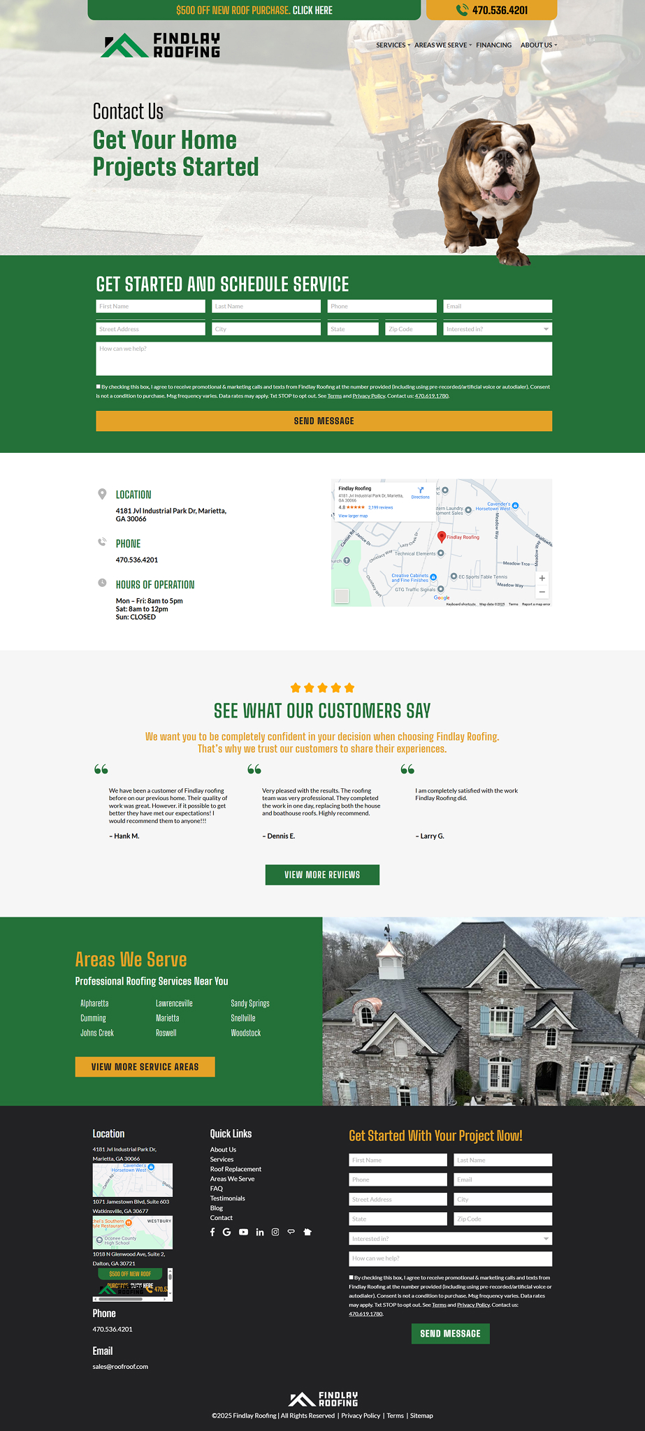 Findlay Roofing screenshot 2
