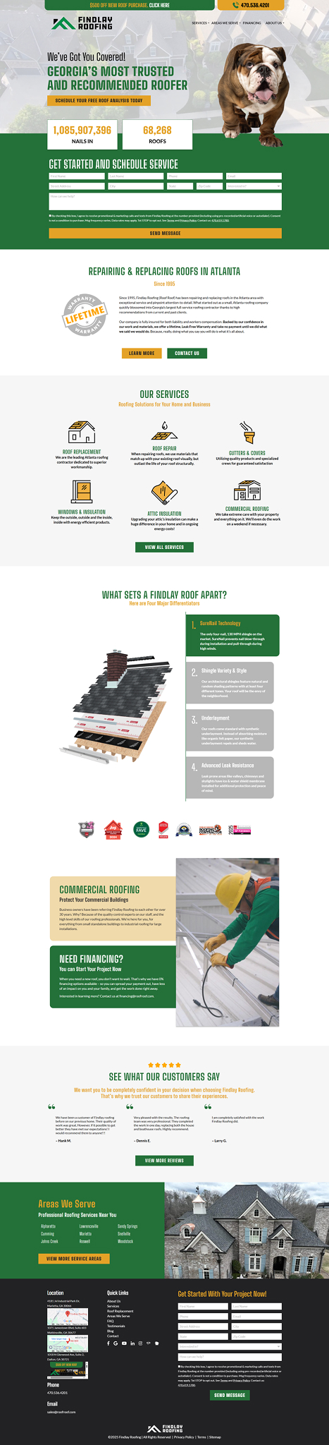 Findlay Roofing screenshot 3
