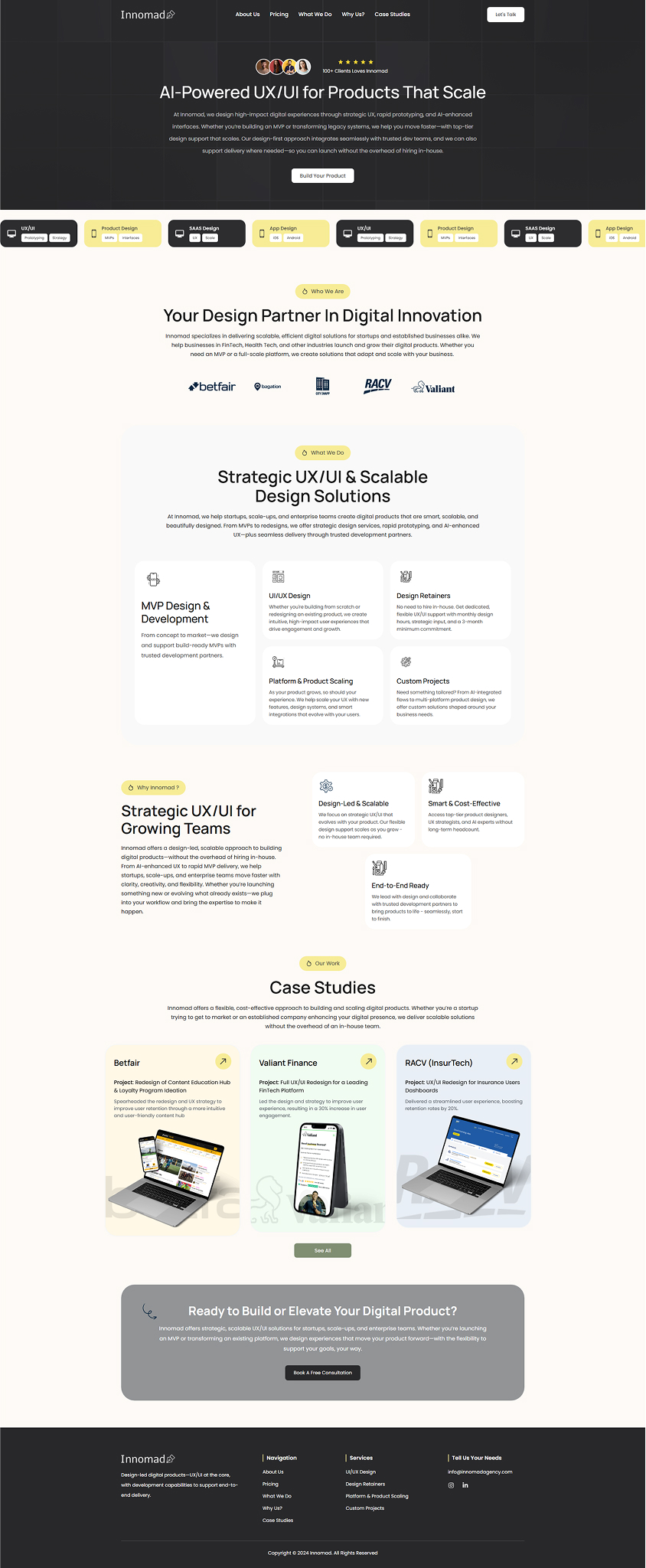 Innomad UX/UI Design Agency screenshot 2