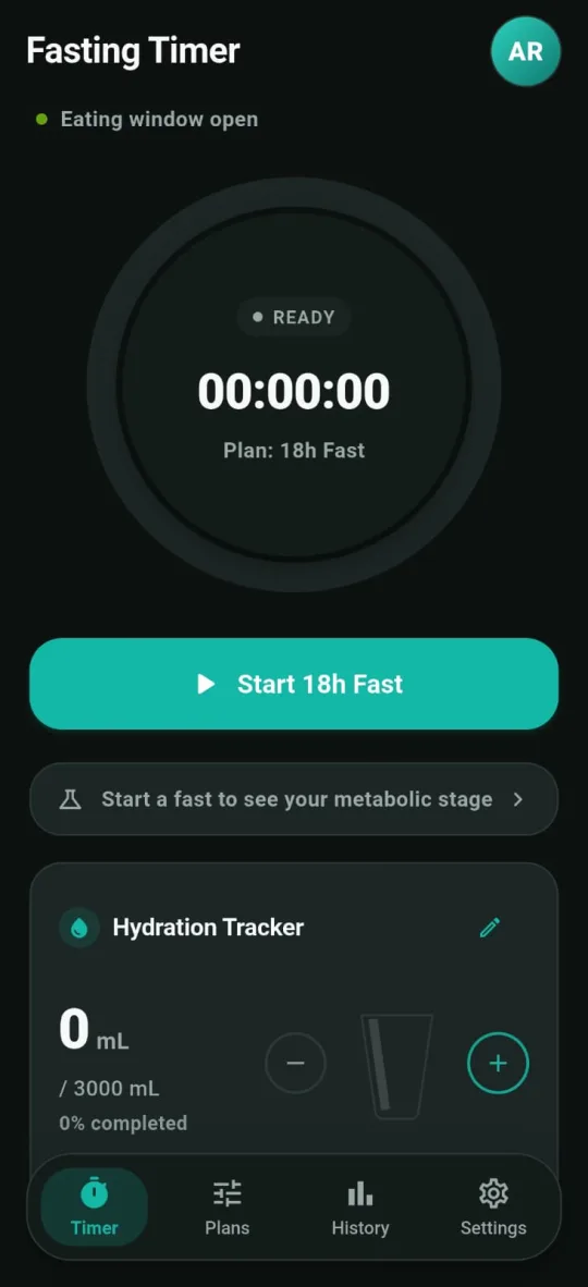 FastTrack – Fasting timer & hydration