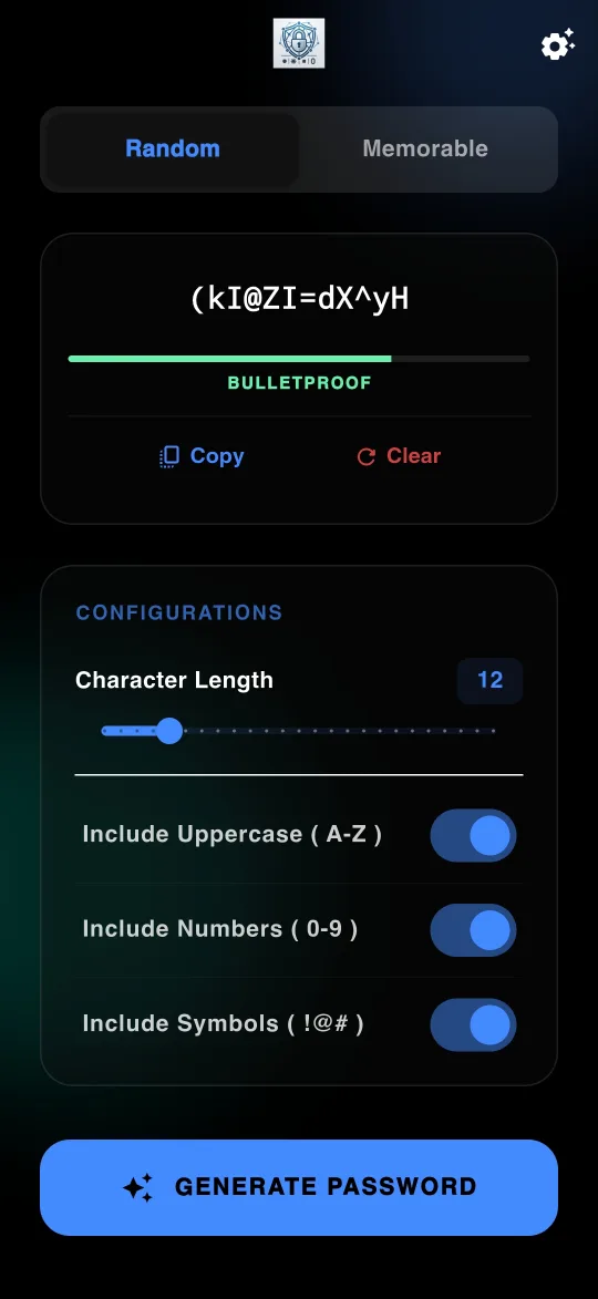 PassGen – Bulletproof password