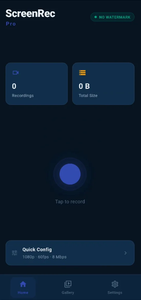 ScreenRec Pro – Tap to record